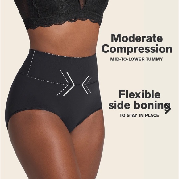 NWT Leonisa High Waisted Classic Shaping Brief Tummy Control Size Extra Large - Picture 4 of 10